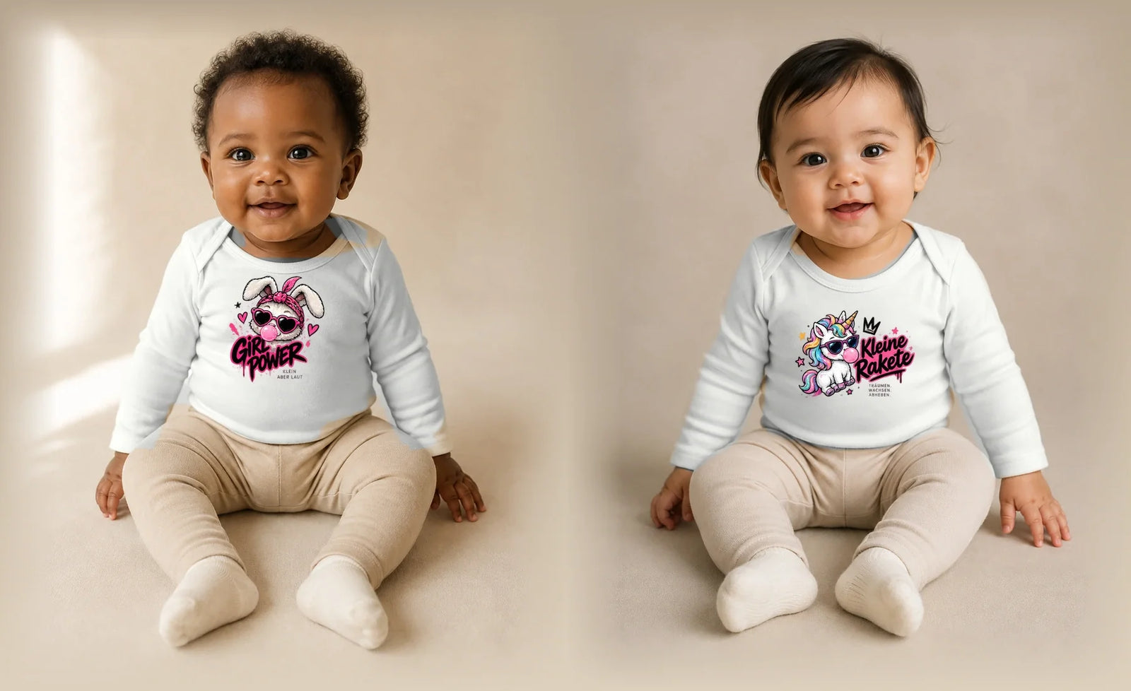 Babybodys für Mädchen – Streetwear für kleine Persönlichkeiten
