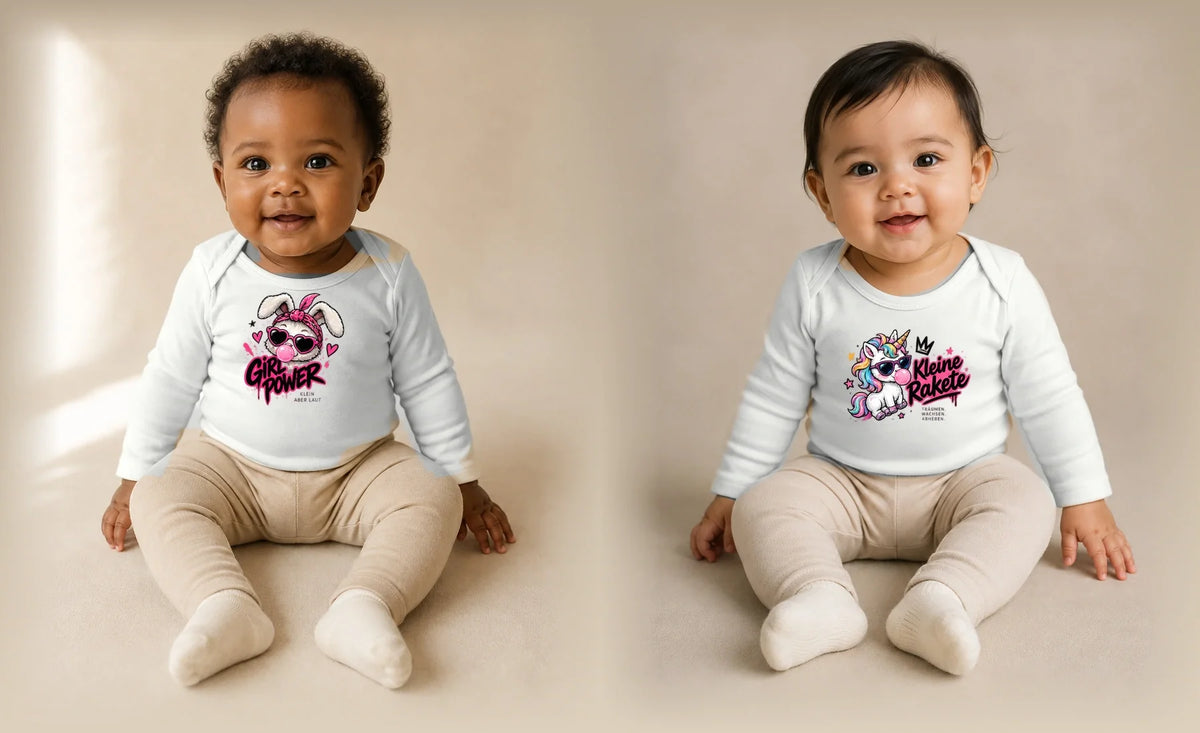 Babybodys für Mädchen – Streetwear für kleine Persönlichkeiten