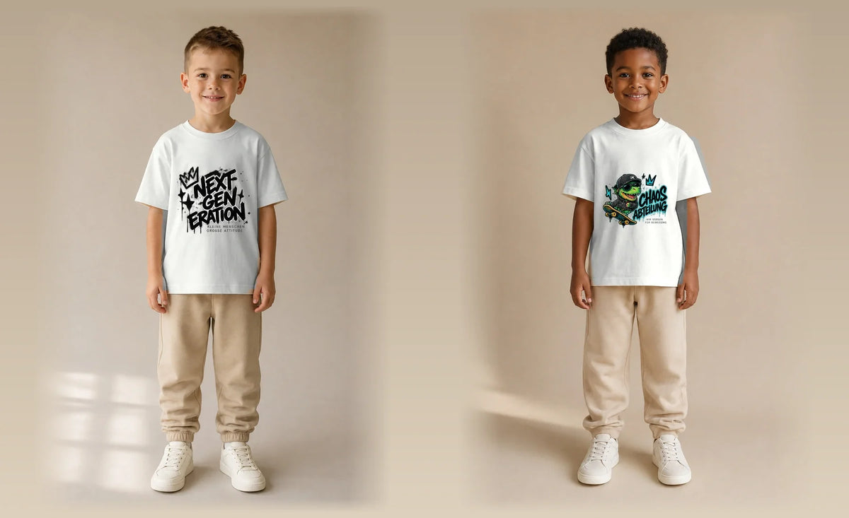T-Shirts für Jungen – Streetwear für kleine Charaktere