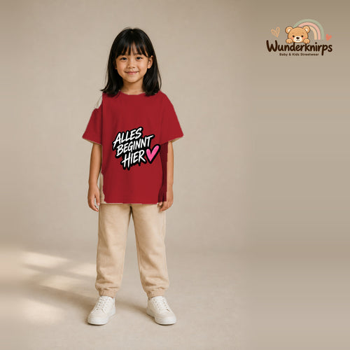 Alles beginnt hier – T-Shirt für Mädchen