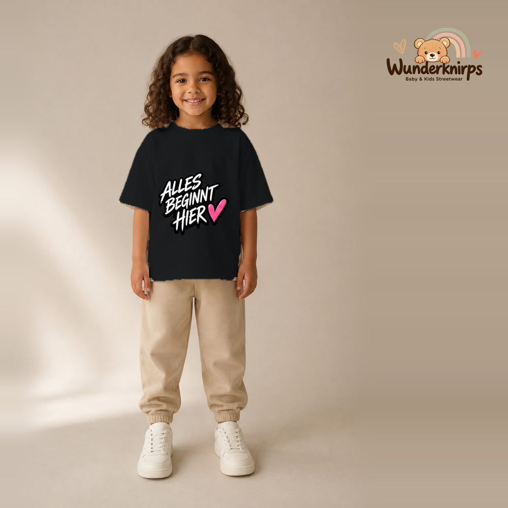 Alles beginnt hier – T-Shirt für Mädchen