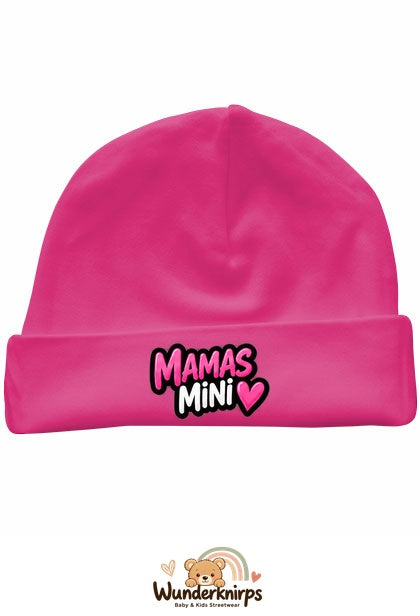 Umschlagmütze Rox-01 in Pink mit Motiv Mamas Mini